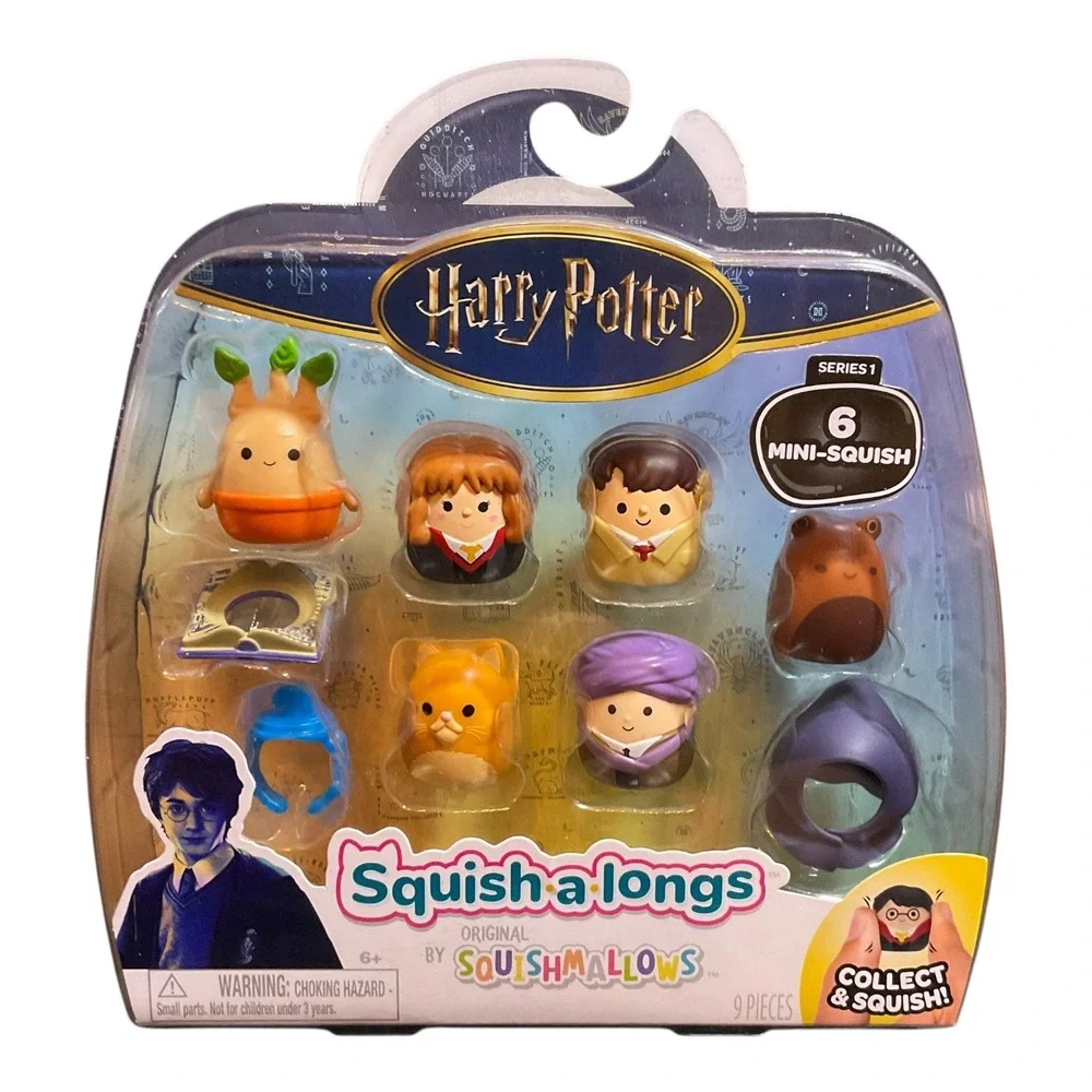Harry Potter Squish-a-longs Series 1 Mini-Squish 9 Piece Set Squishmallows NEW